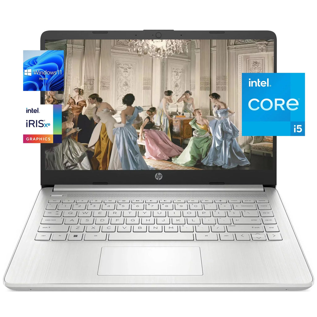 HP 14" HD Laptop Computer, Intel Quad-Core i5-1135G7 up to 4.2GHz (Beat i7-1065G7), 16GB RAM, 512GB PCIe SizeSizeD, Intel Iris Xe Graphic, HDMI, USizeB, Wi-Fi, Webcam, Sizeilver, Windows 11 Home