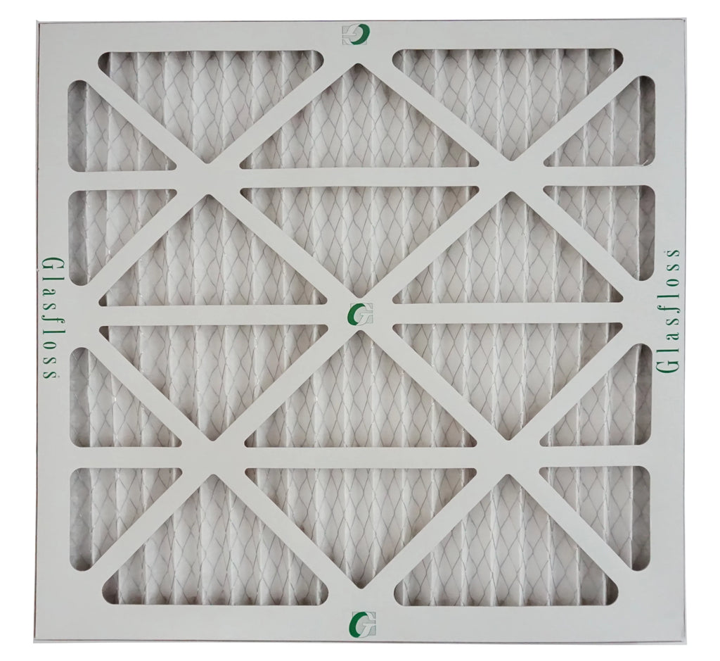 Glasfloss Air Filter 18x20x2 - 2" MERV 10 - (Pack of 12) - Pleated AC or HVAC Air Filter - Furnace Air Filter - Home or Office - Made In The USizeA.