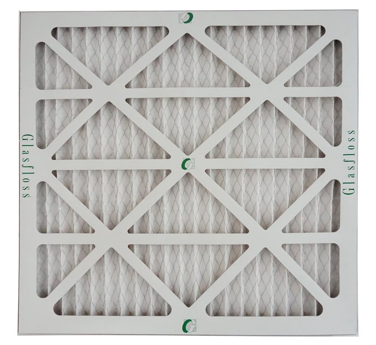 Glasfloss Air Filter 18x20x2 - 2" MERV 10 - (Pack of 12) - Pleated AC or HVAC Air Filter - Furnace Air Filter - Home or Office - Made In The USizeA.