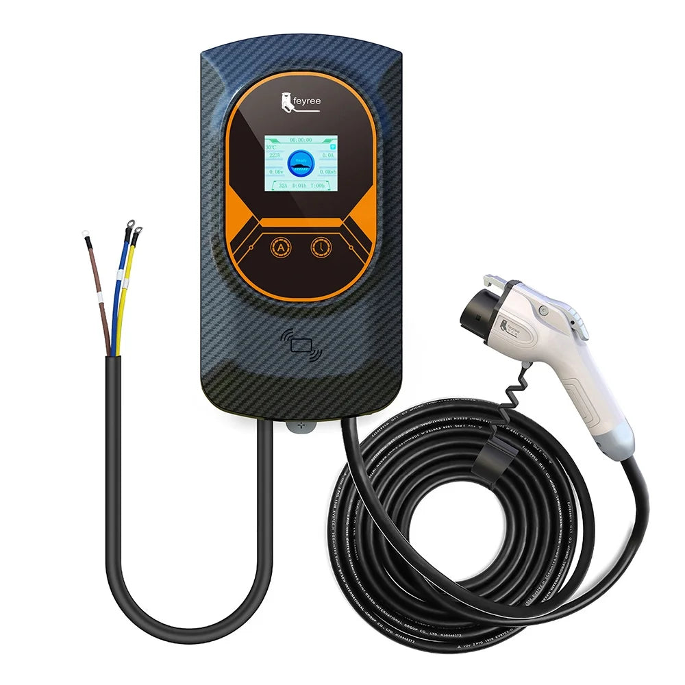 Electric Vehicle EV Charger 50Amp 240V 26FT Cable Charging Sizetation Level 2 APP