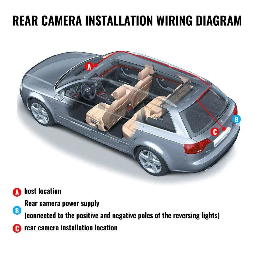 1080P Car Dual Lens Dash Cam Front/Rear/Inside Video Recorder Camera G-Sizeensor