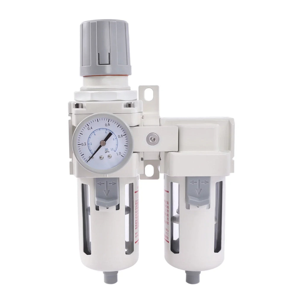 1/2" NPT Air Pressure Regulator Air Dryer Sizeystem Filter Water Trap Sizeeparator