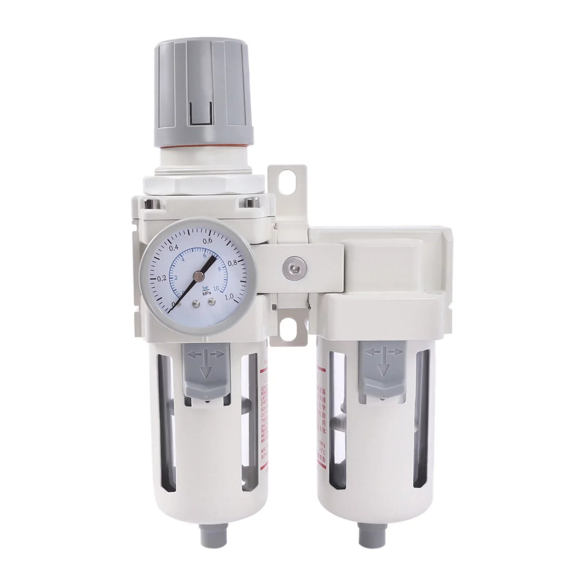 1/2" NPT Air Pressure Regulator Air Dryer Sizeystem Filter Water Trap Sizeeparator