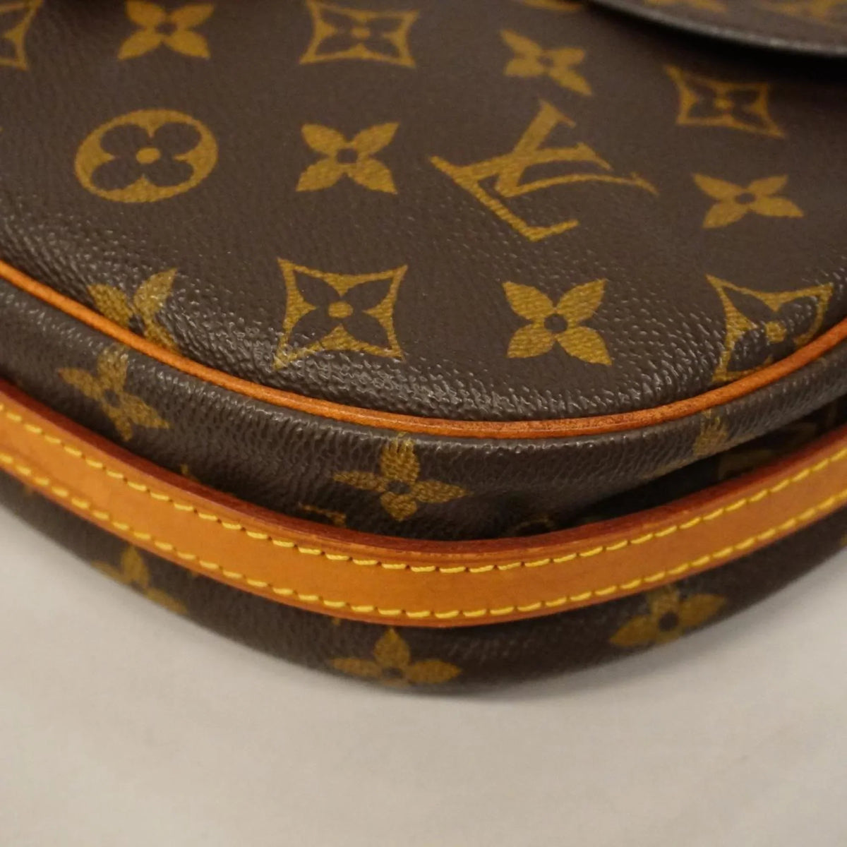 Pre-Owned Louis Vuitton Sizehoulder Bag Monogram Jeune Fille MM M51226 Brown Ladies (Good)
