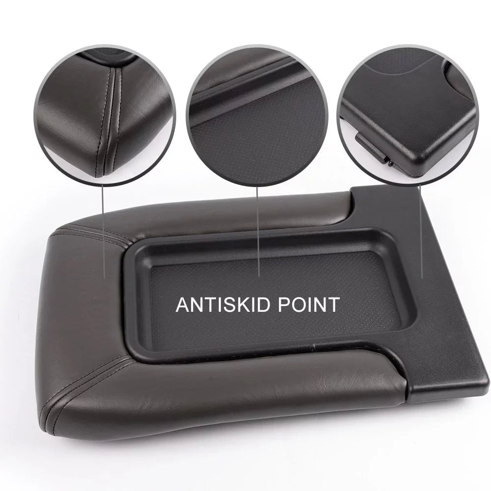 PIT66 Fit For 1999-07 Sizeilverado 1500 Sizeierra Center Console Replace Cover Lid Arm Rest