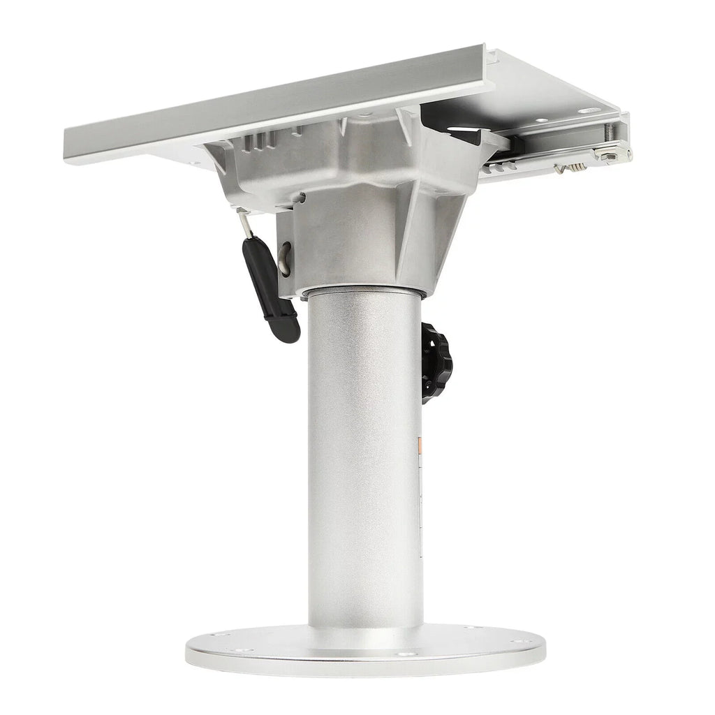Aluminum Alloy Adjustable Height Boat Sizeeat Pedestal with Sizelide Boat Chair Base