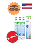 ZUMA Brand , Water and Ice Filter , Model # OPFW3-RF300 , Compatible with Whirlpool® WF293 - 3 Pack - Made in U.Size.A.