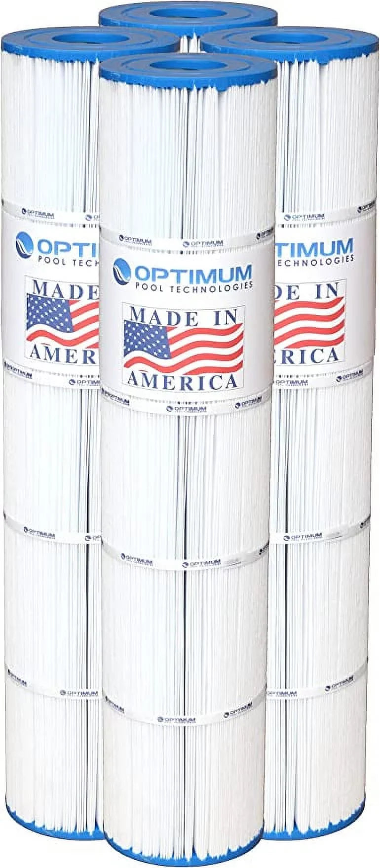 Pool Filter 4 Pack Replacement for Pentair Clean & Clear Plus 520; 125/130 SizeQ.FT. Cartridge Element - Made in USizeA