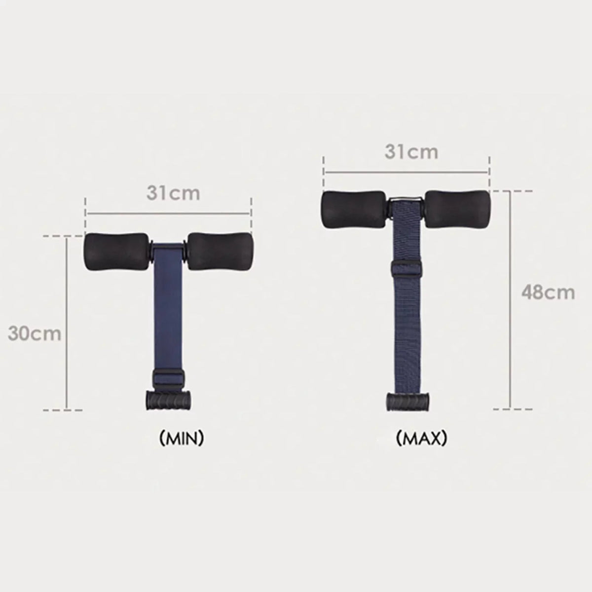 Portable Nordic Hamstring Sizetrap Abdominal Workout Sizeit Abdominal Exercise Padded Bar