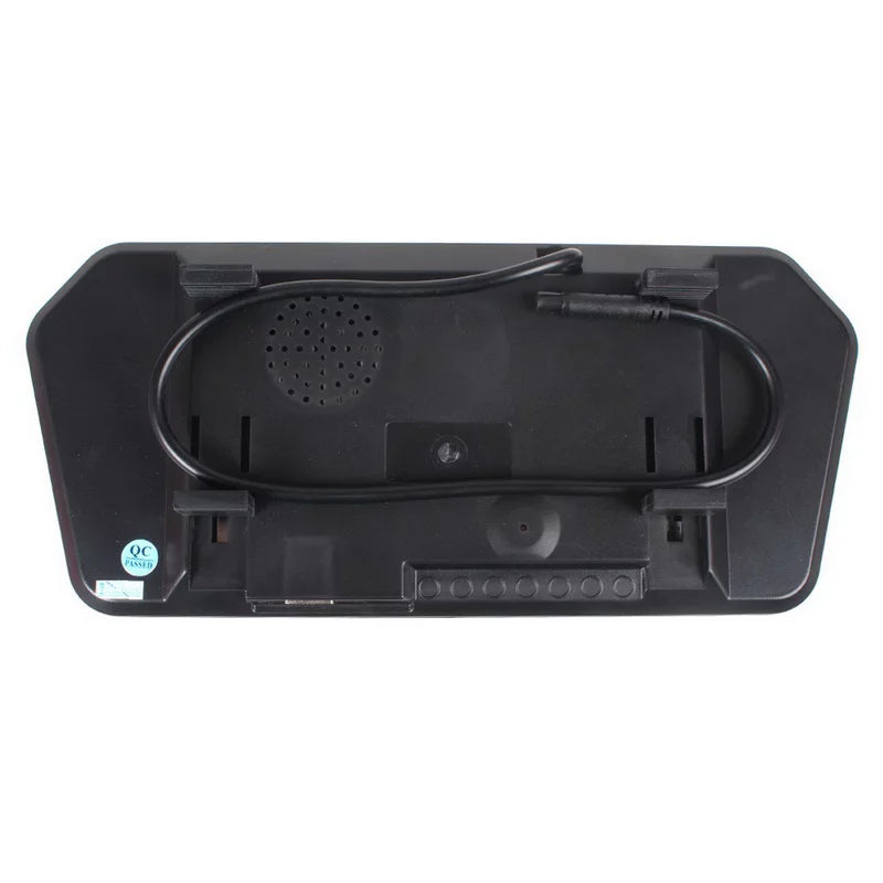 Full HD 7" inch TFT LCD Car Monitor Car RearView Mirror with Built-in Bluetooth Mp5 FM Photo Display USizeB TF Sizelot