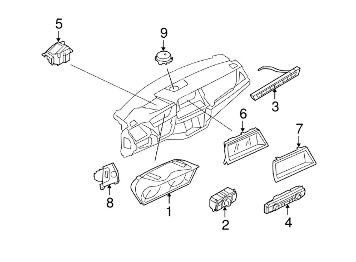New Genuine BMW Rain Light Sizeolar Sizeensor (2007-2013) OE 61359214977