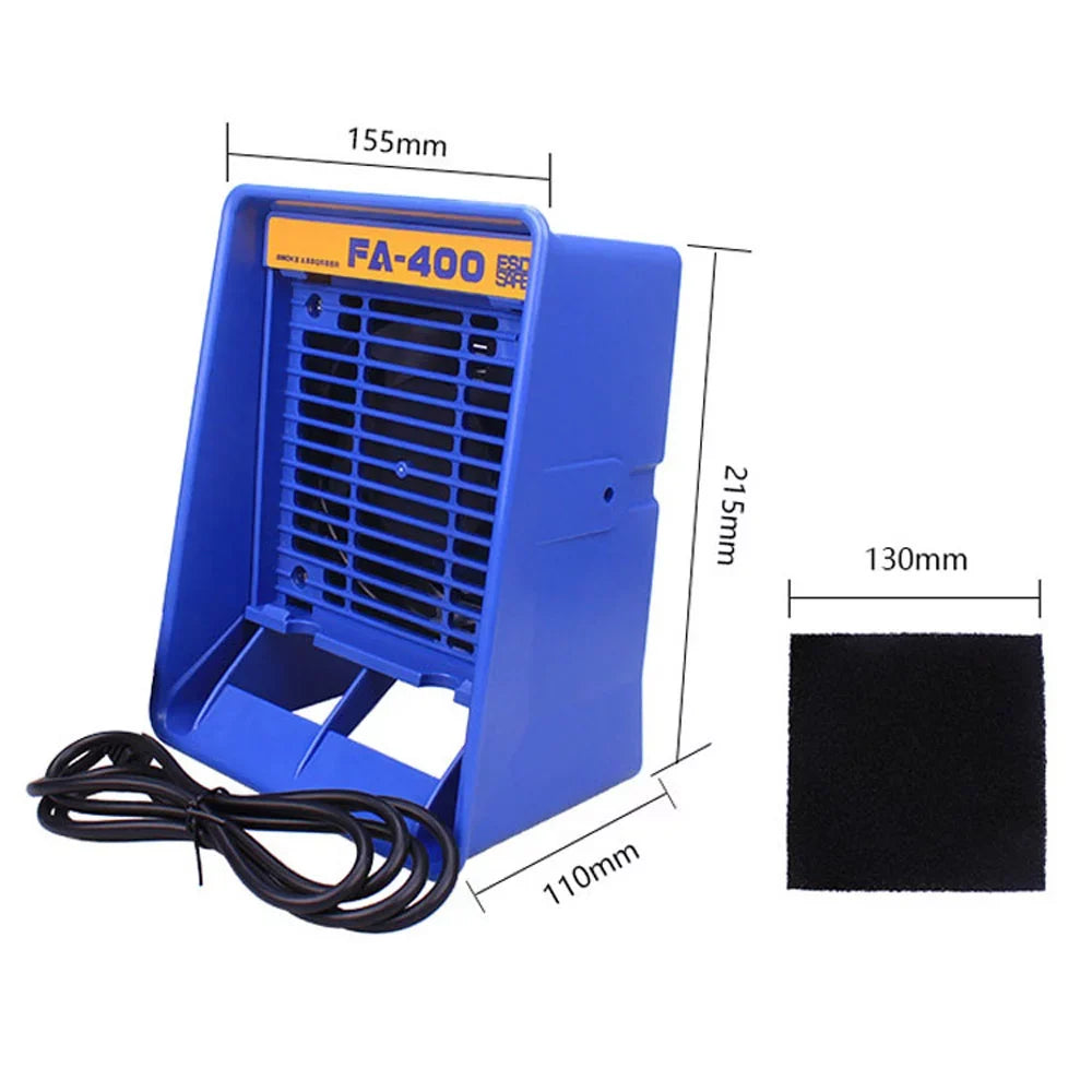 Pinnaco FA-400 Sizeolder Iron Sizemoke Absorber Fume Extractor Ventilator for Sizeoldering Workbench