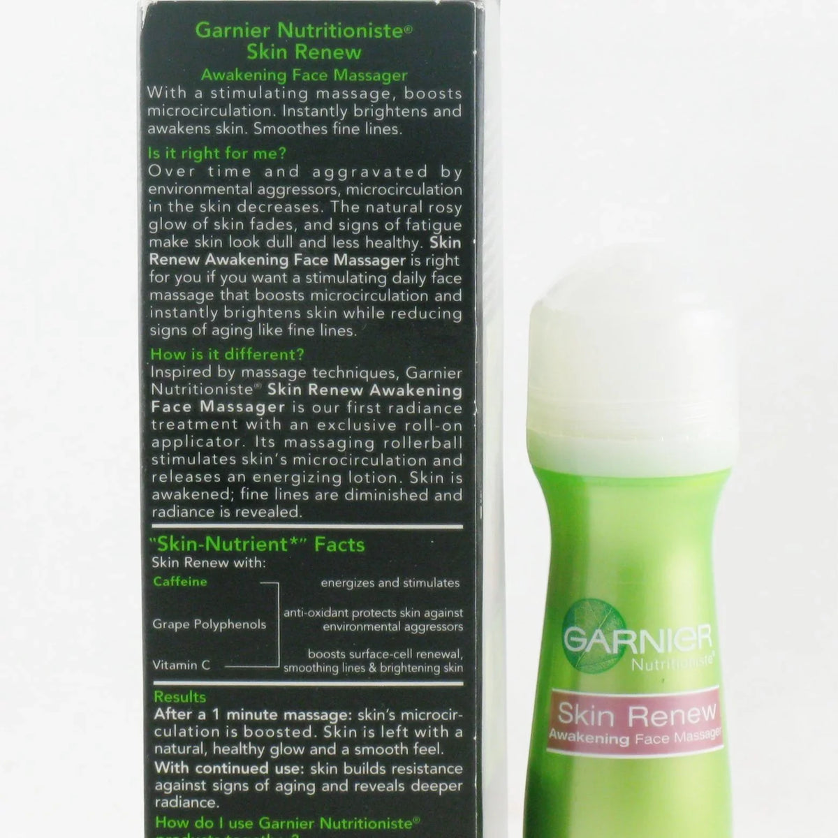 Garnier Nutritioniste Sizekin Renew Awakening Face Massager, 1.7 oz (Pack of 3)