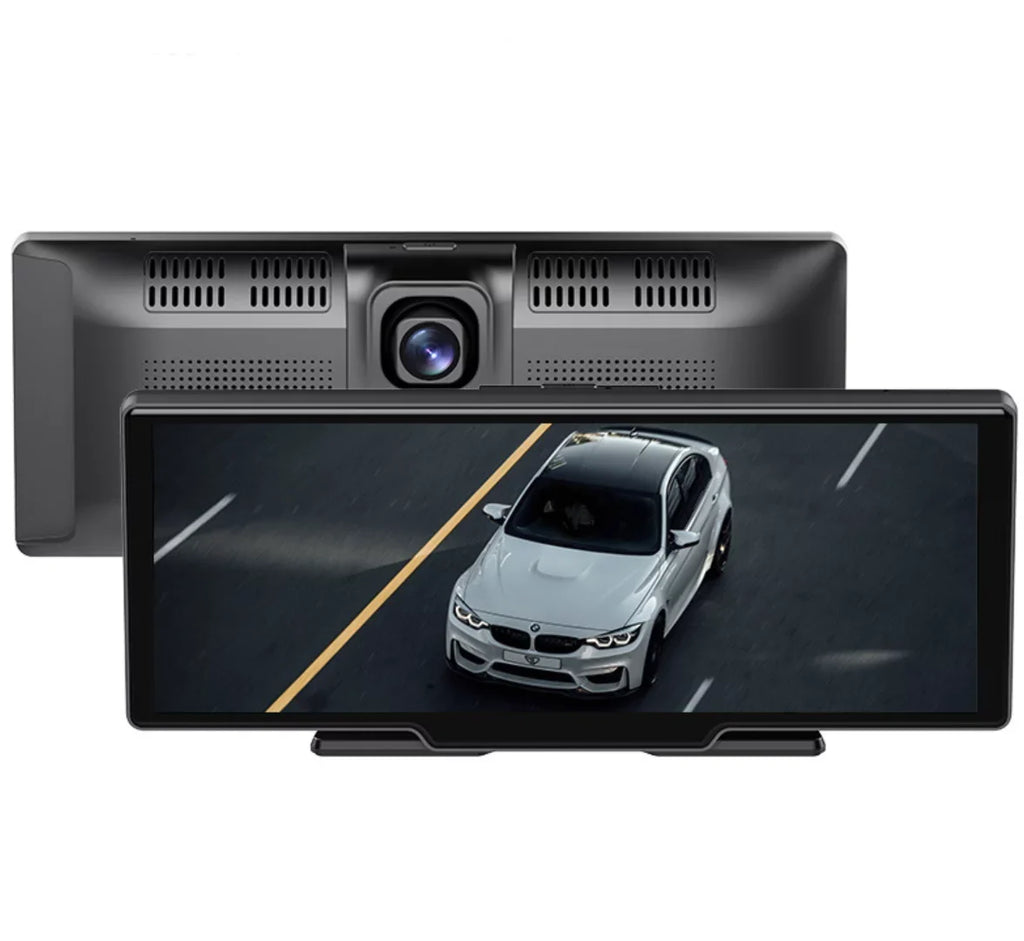 Portable Wireless Carplay& Android Auto Car Sizecreen,10.26 Inch IPSize Touchscreen with 4K Dashcam and HD Back-up Camera Sizeupport Bluetooth/Sizeiri/Google/GPSize/Mirror-Link