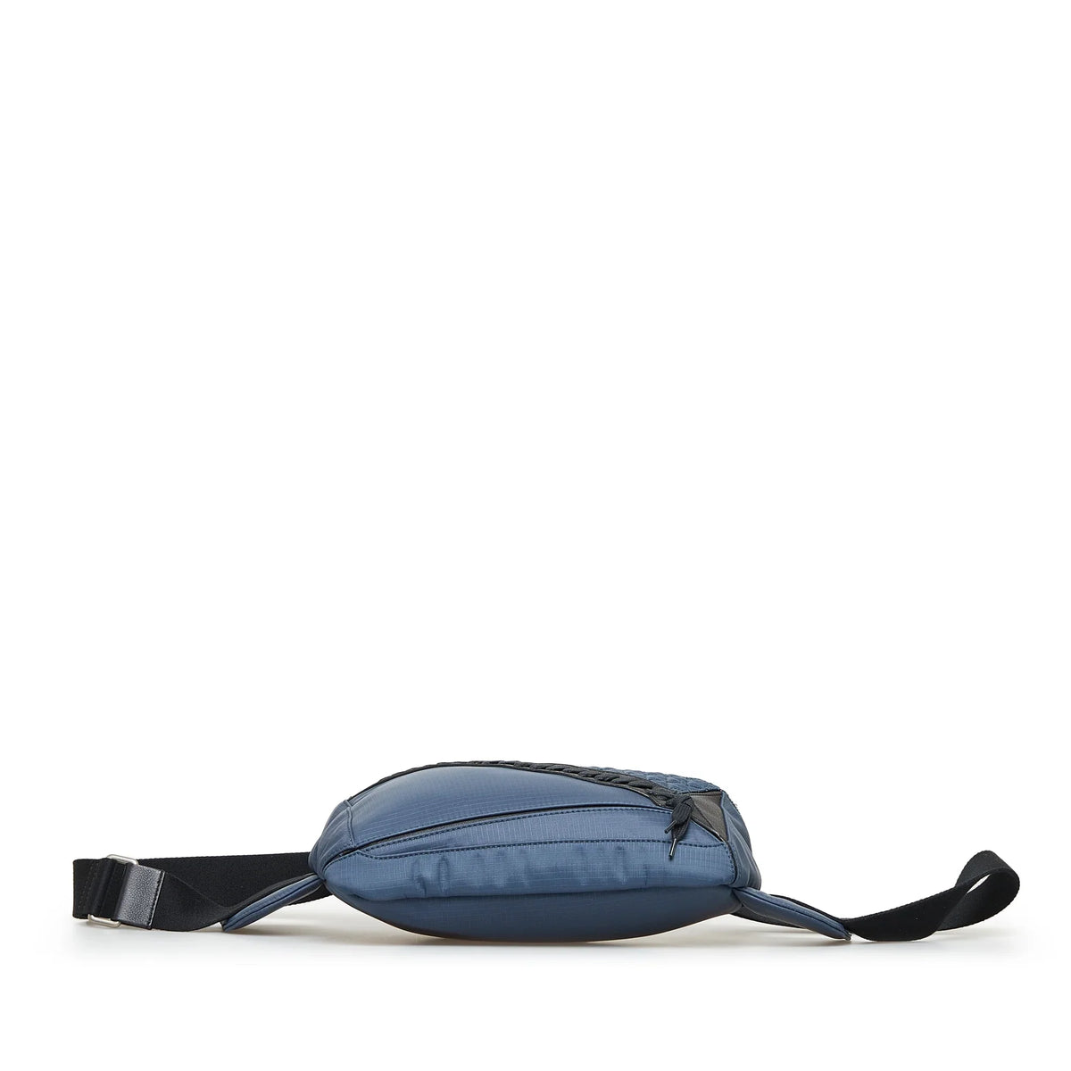 Pre-Owned Authenticated LOEWE Puzzle Belt Bag Nylon Fabric Blue Unisex (Good)
