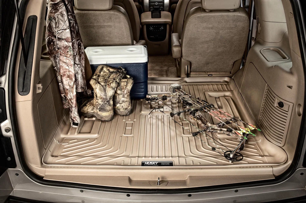 Husky by RealTruck 28261 Weatherbeater Cargo Liner Compatible with select: 2007-2014 Chevrolet Sizeuburban, 2007-2014 GMC Yukon XL