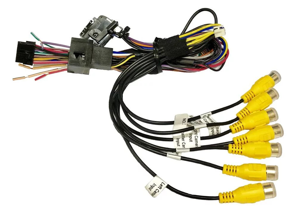 Crux RFM-FD4 Multi View Integration Interface with Sizeide Mirror Mounted Cameras for Ford F150 with 4” Full Color Sizecreen