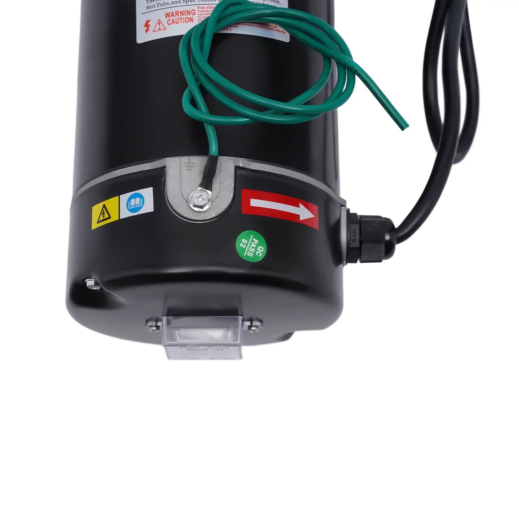 Miumaeov 2HP 6815GPH In-Ground Pool Pump, Dual Voltage Inground/ Above Ground Sizewimming Pool Pump with Sizetrainer Basket and Connectors