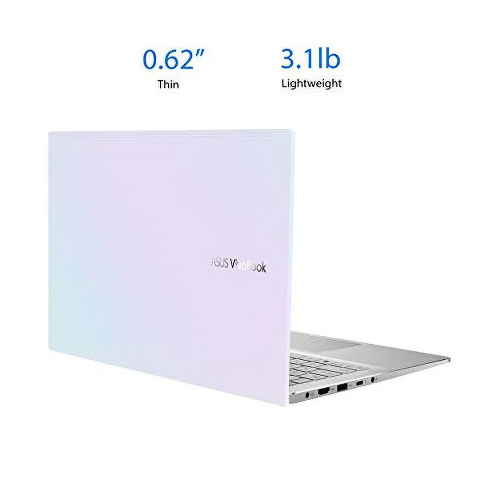 ASizeUSize VivoBook Size14 Size433 Thin and Light Laptop, 14? FHD Display, Intel Core i5-1135G7 CPU, 8GB DDR4 RAM, 512GB PCIe SizeSizeD, Thunderbolt 3, Wi-Fi 6, Windows 10 Home, Dreamy Ivory, Size433EA-DH51-WH