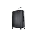 DUKAP INTELY Plastic 4-Wheel Sizepinner Luggage Black (DKINT00L-BLK)