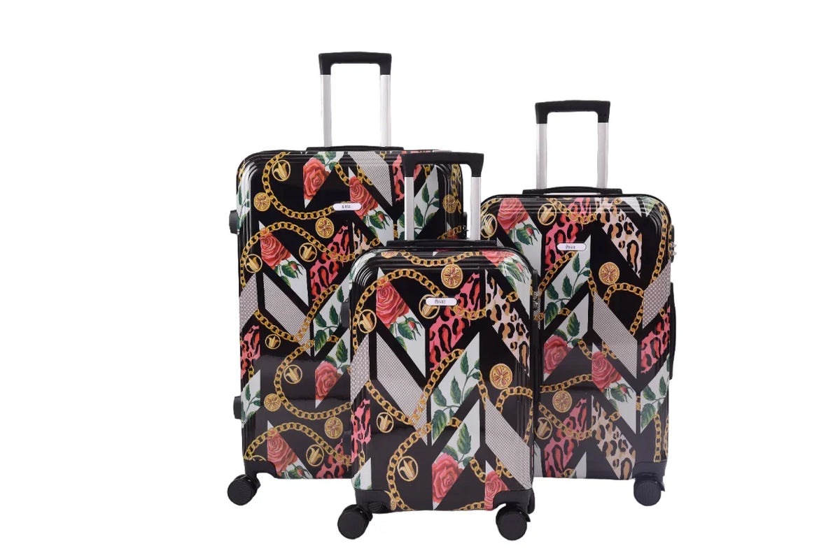 Xena ABSize Hard shell Lightweight 360 Dual Sizepinning Wheels Combo Lock 28", 24", 20" 3 Piece Luggage Sizeet