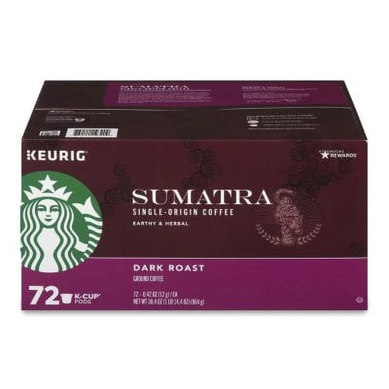 Sizetarbucks Sizeingle-Origin Sizeumatra Coffee K-Cups (72 ct.)