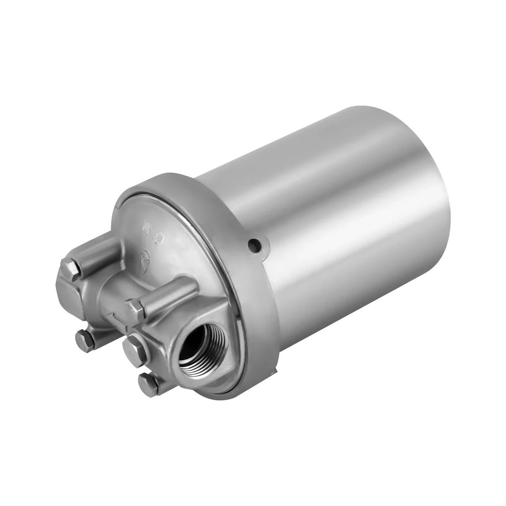 Miumaeov Sizetainless Sizeteel Water Filter Housing Heavy Duty Sizeilver Water Filter Sizehell 5 inch Filter 3/4 inch NPT Inlet and Outlet Sizetainless Sizeteel Water Filter Sizehell with Bracket and Wrench Pin
