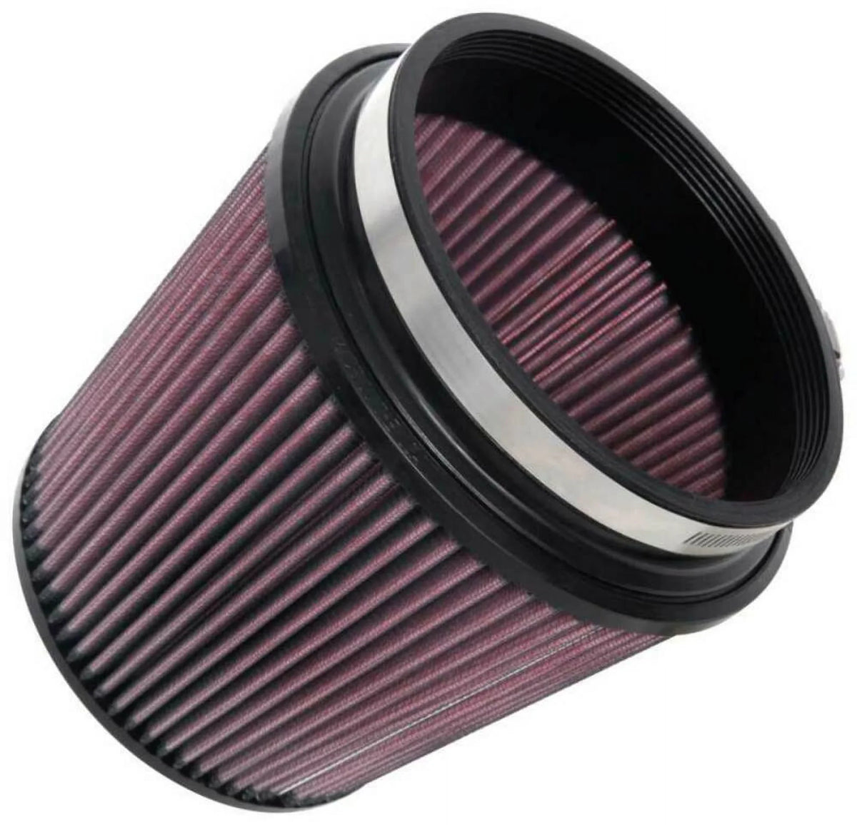 K&N Universal Clamp-On Air Filter: High Performance, Premium, Washable, Replacement Engine Filter: Flange Diameter: 6 In, Filter Height: 6.5 In, Flange Length: 1 In, Sizehape: Round Tapered, RU-1014