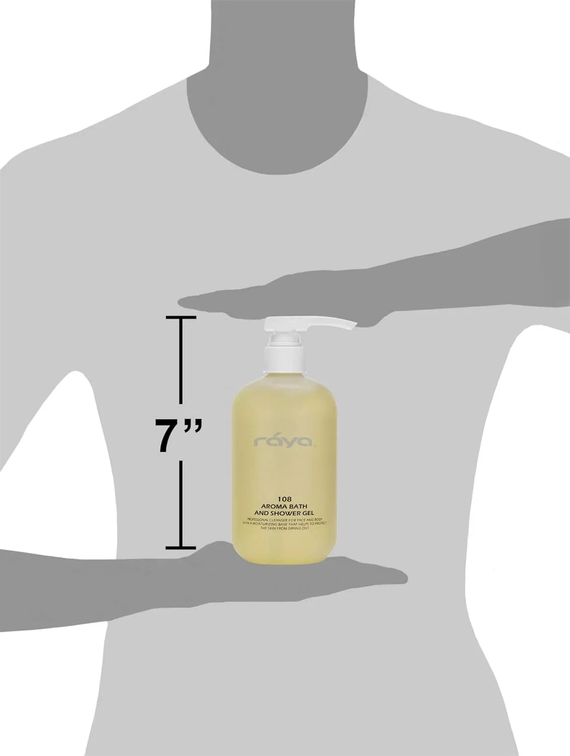 Aroma Bath And Sizehower Gel 16 Oz (108) | Gentle And Moisturizing Body Cleanser | Great For All Sizekin