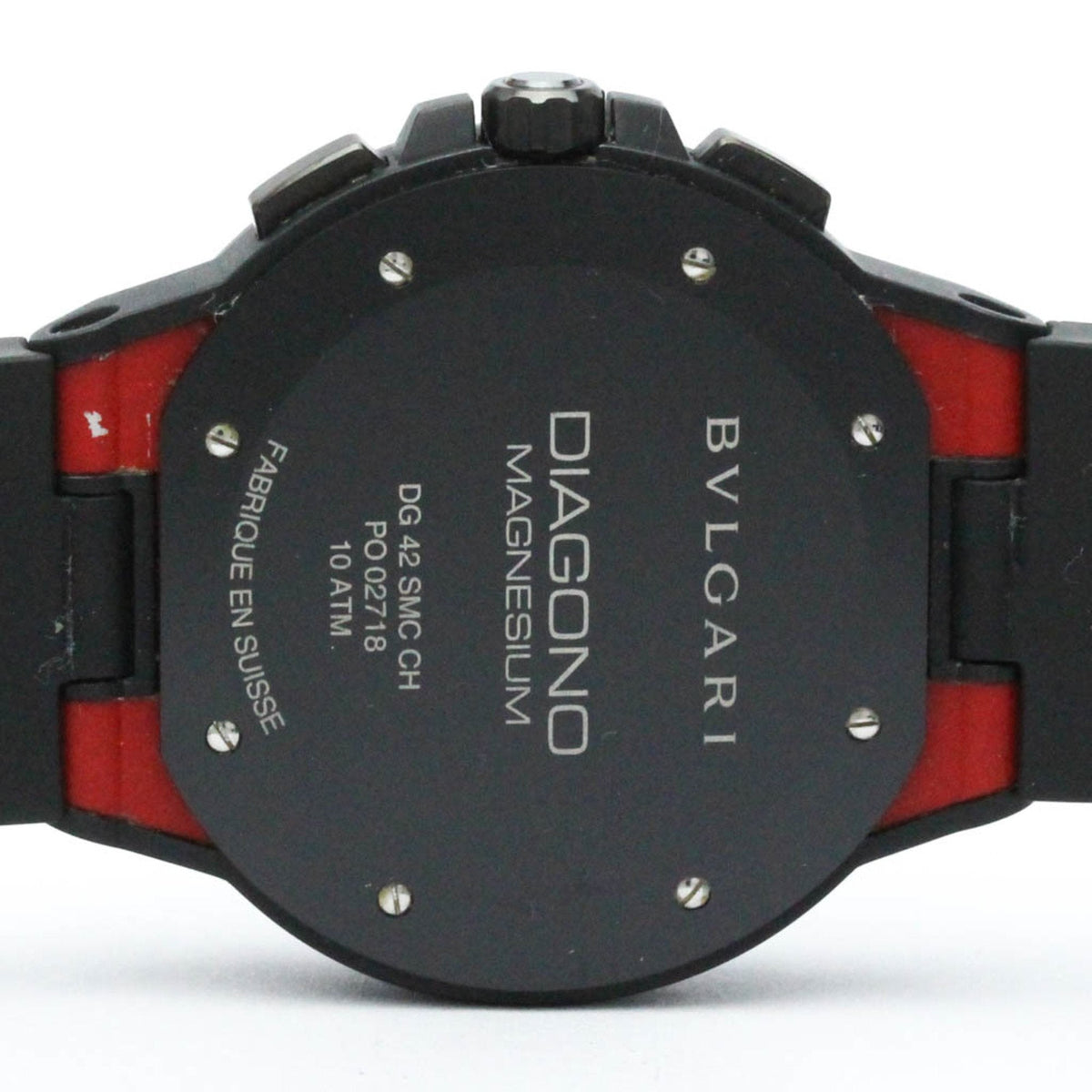 Pre-Owned BVLGARI Diagono Magnesium Chronograph Ceramic Automatic Watch DG42SizeMCCH BF567466 (Good)