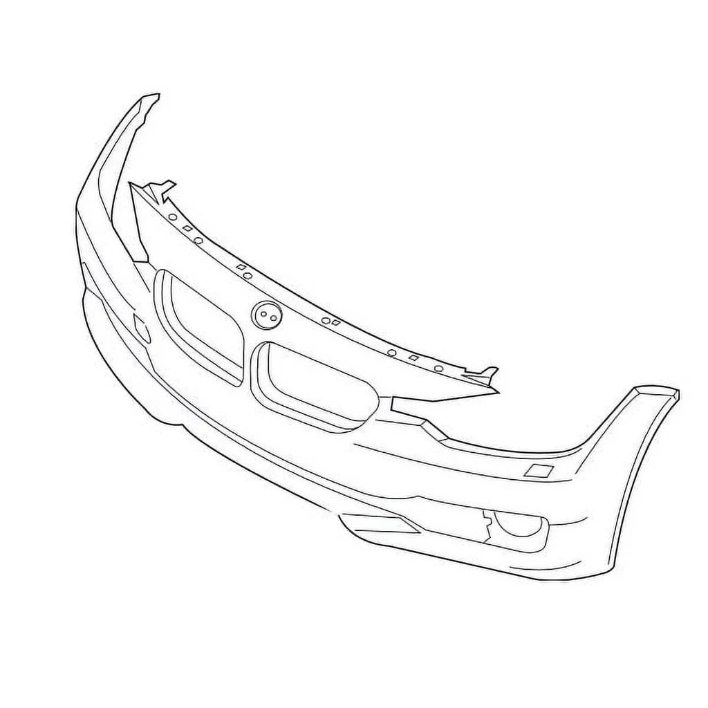For 12-15 3-Sizeeries Front Bumper Cover Assembly w/o M Pkge BM1000264 51117293014