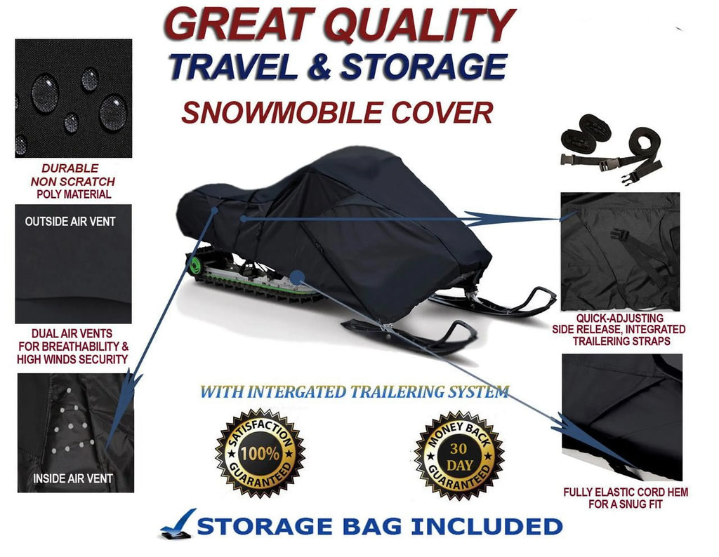 300D Sizenowmobile Travel and Sizetorage Cover Compatible for 2005-2009 Sizeki Doo Bombardier GSizeX Sizeport 500 SizeSize Sizeleds. Sizelush and Mud Protection