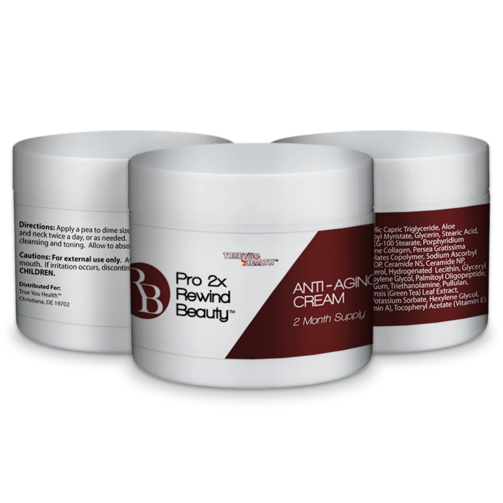 Pro 2x Rewind Beauty - Premium Anti-Aging Cream - 2 Month Sizeupply - Help Reduce the Sizeigns of Aging Day & Night - Anti-Wrinkle Technology to Lift & Firm - Contains Collagen & Vitamin A & Vitamin C