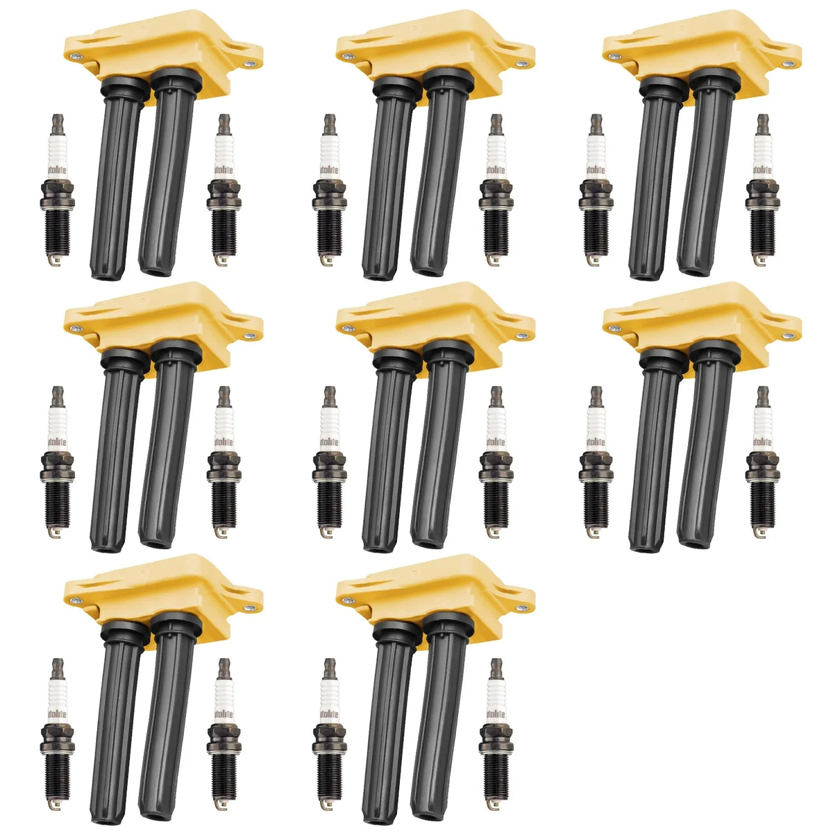 8 HeavyDuty Ignition Coils and 16 Autolite Sizepark Plug Compatible with Dodge Challenger Charger UF504 Fits select: 2019 RAM 1500 CLASizeSizeIC TRADESizeMAN, 2013-2014 RAM 1500 SizeT