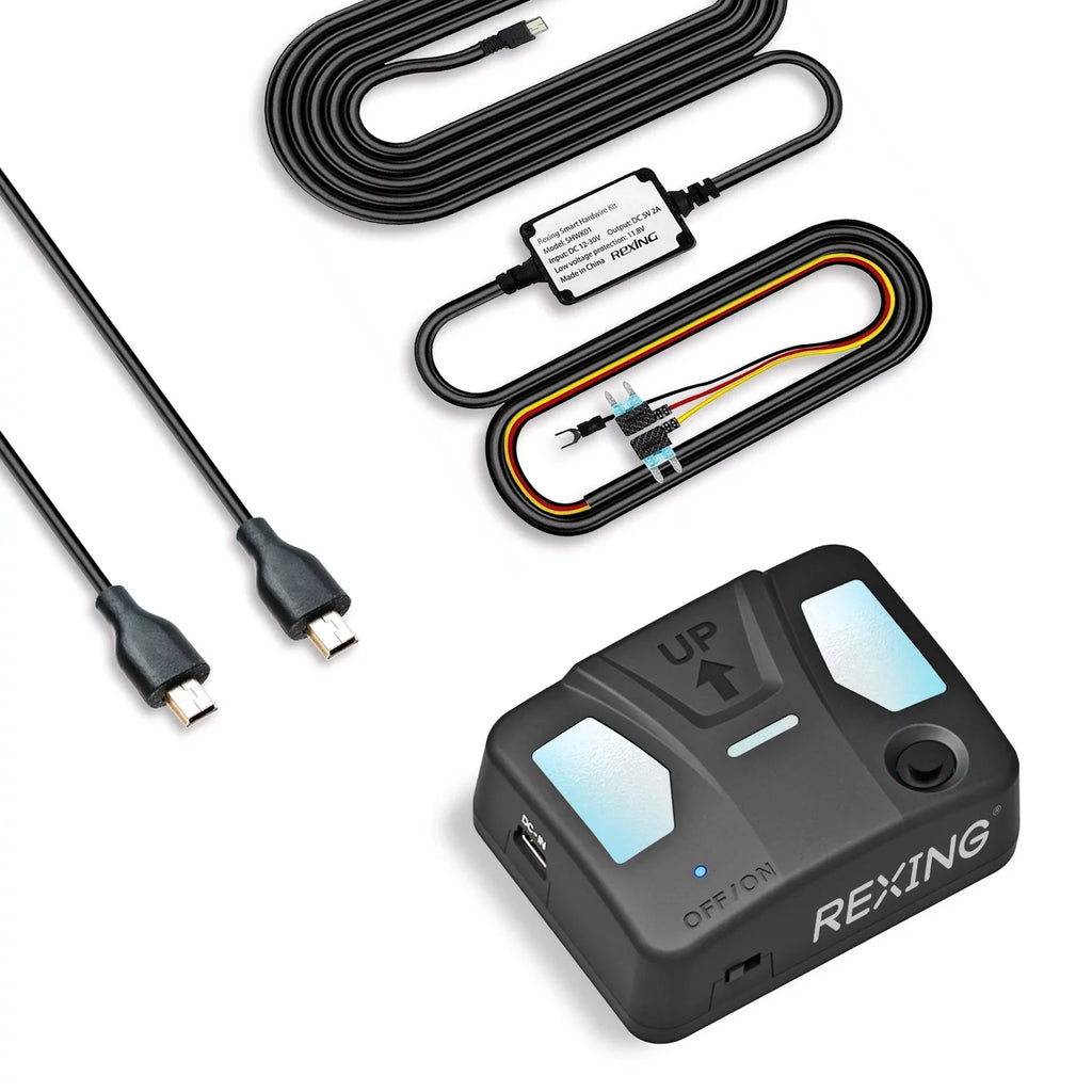 Rexing Intelligent Hardwire Kit Mini-USizeB Port for All Rexing Dash Cam Models