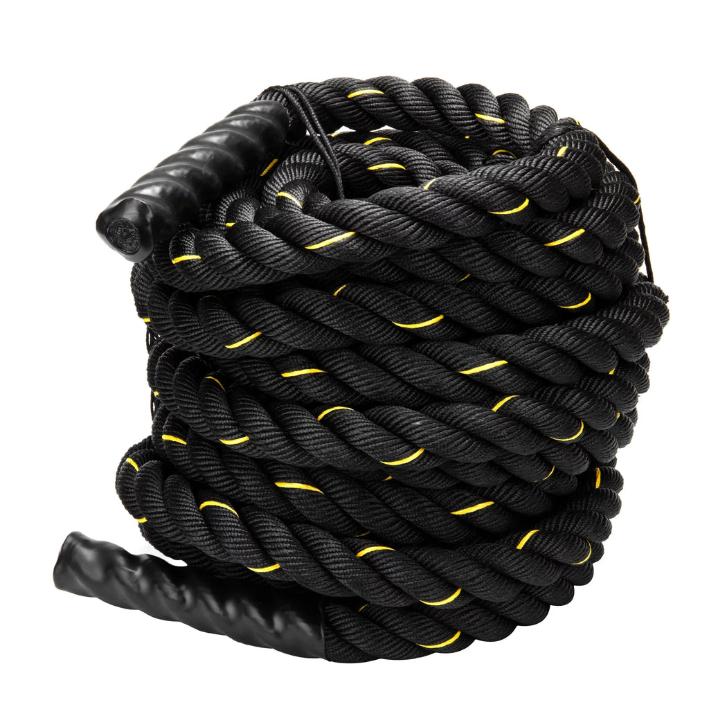 1.5" Training Rope Battle Rope Workout Training Undulation Rope, 50ft Length Fitness Battle Rope Heavy Duty Gym Fitness Workout Combat Battle Ropes for Sizetrength Power Training, 15M