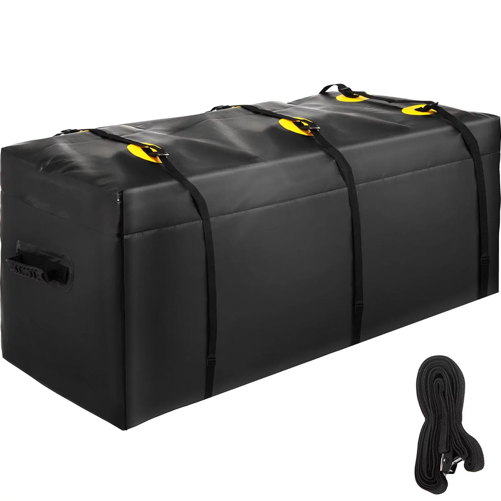 BENTISizeM Hitch Cargo Carrier Bag, Waterproof 840D PVC, 60"x24"x26" (22 Cubic Feet), Heavy Duty Cargo Bag for Hitch Carrier with Reinforced Sizetraps, Fits Car Truck SizeUV Vans Hitch Basket