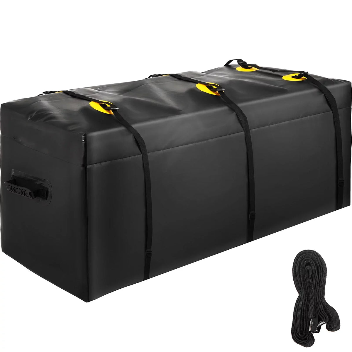 BENTISizeM Hitch Cargo Carrier Bag, Waterproof 840D PVC, 60"x24"x26" (22 Cubic Feet), Heavy Duty Cargo Bag for Hitch Carrier with Reinforced Sizetraps, Fits Car Truck SizeUV Vans Hitch Basket