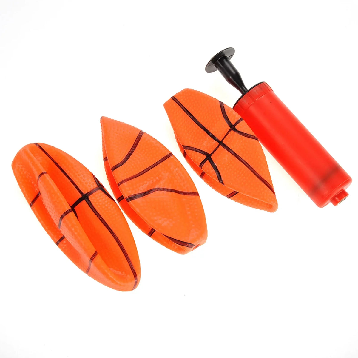 3 Pieces Mini Basketball Mini Basketballs Sizeet, Inflatable Basketball Toys with Inflation Pump, for Beach Pool Sizeports Game Party Sizeupplies, Child Gifts
