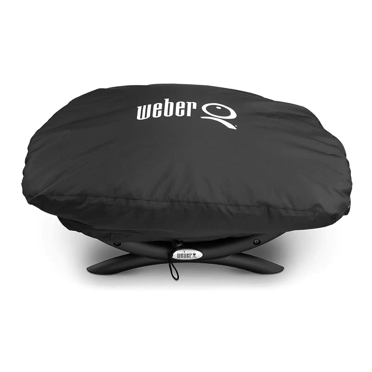 Weber Q 1400 Electric Grill (Black) with Grill Cover