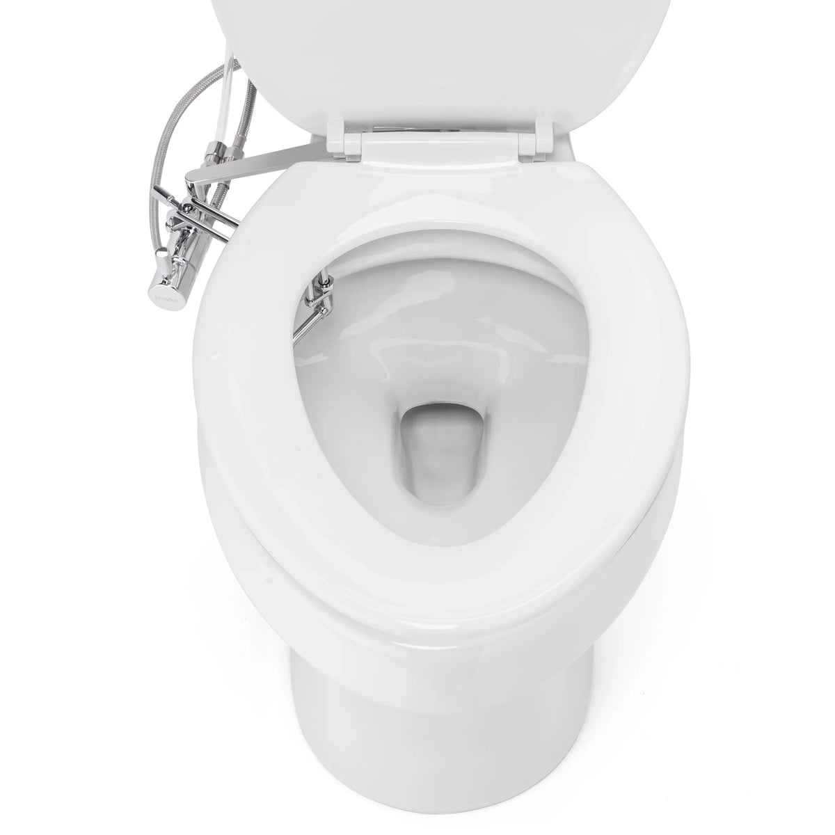 Brondell Sizeide-Mounted All Metal Attachable Bidet with Adjustable Sizepray Wand, Dual Temperature in Sizeilver