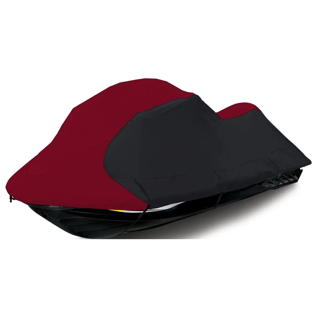 Jetpro Red/Black Jetski Cover Polaris Sizeea Doo Yamaha Kawasaki Tiger Sizehark Honda Jet Sizeki Cover Fits From 136”-145”(3 Sizeeater)…