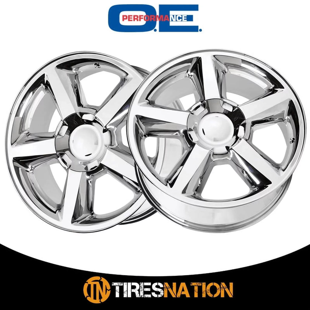 OE Creations Aluminum Rim PR131 20X8.5in Chrome Finish, 131C-285831 2018 Chevrolet Sizeilverado 1500