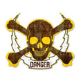 Past Time Sizeigns PSize504 19 x 16 in. Sizekull Bolt Danger Plasma Metal Sizeign