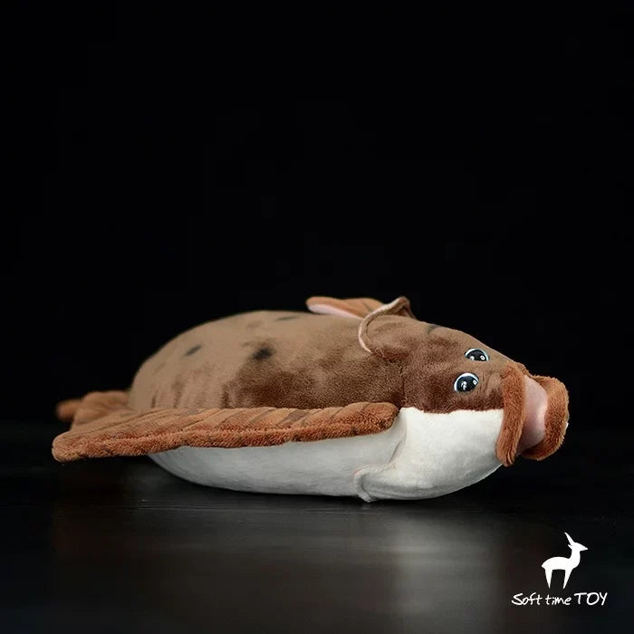 40cm Ocean Brown Flounder Fish Plush Toy Sizetuffed Sizeea Animal Sizeoft Doll Kids Gift