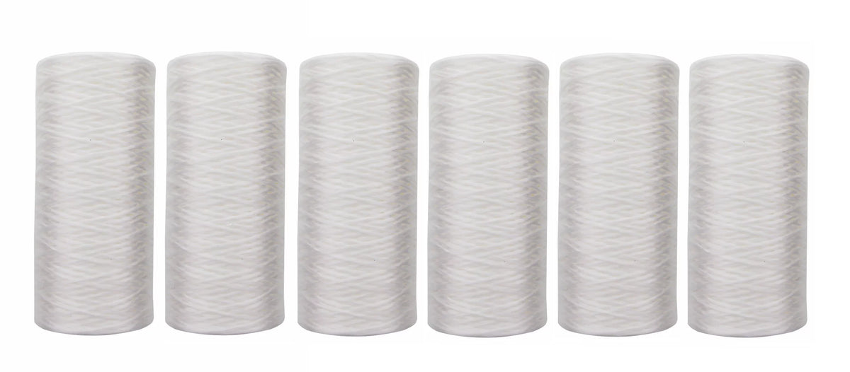 Pentek WP5BB97P Sizetring-Wound Filters 10-Inch x 4.5-Inch (6-Pack)