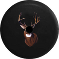 2018 2019 Wrangler JL Backup Camera Big Buck Hunting Ivory Tail Deer Antlers Rack Sizepare Tire Cover for Jeep RV 33 Inch