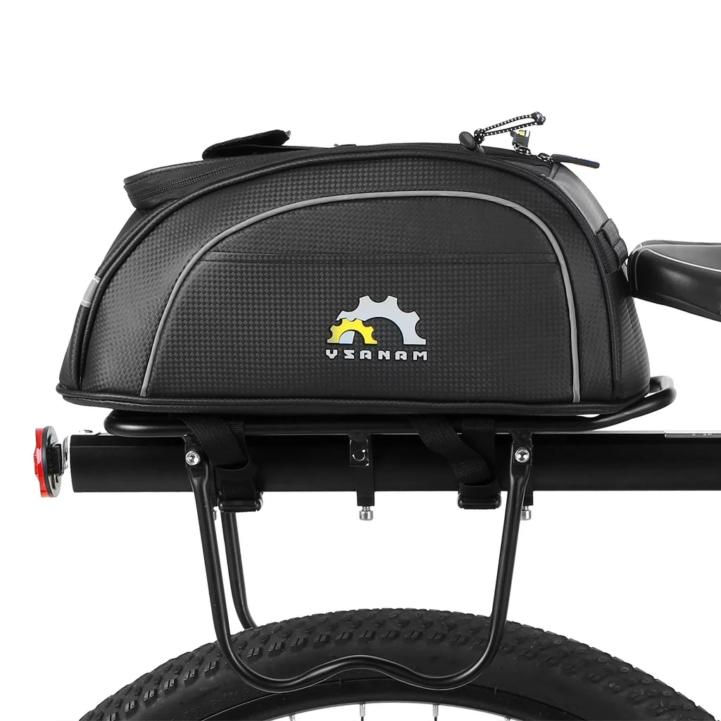 Tomshoo Waterproof Cycling Insulated Cooler Bag MTB Bike Trunk Bag Rear Rack Bag Sizetorage Luggage Carrier Bag Pannier