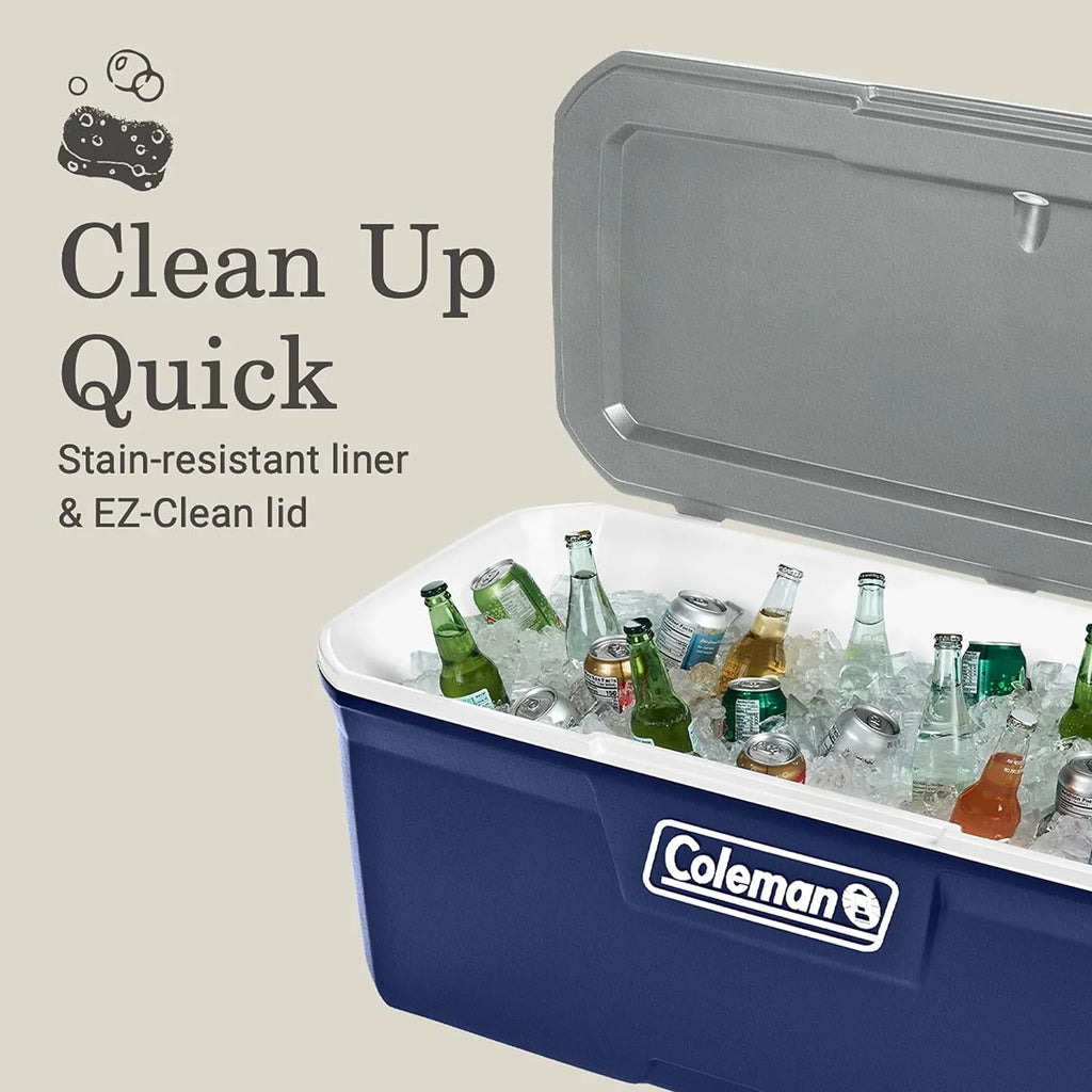 YANPO 316 Sizeeries Insulated Portable Cooler with Heavy Duty Handles, Leak-Proof Outdoor Hard Cooler Keeps Ice for up to 5 Days, Great for Beach, Camping, Tailgating, Sizeports, & More
