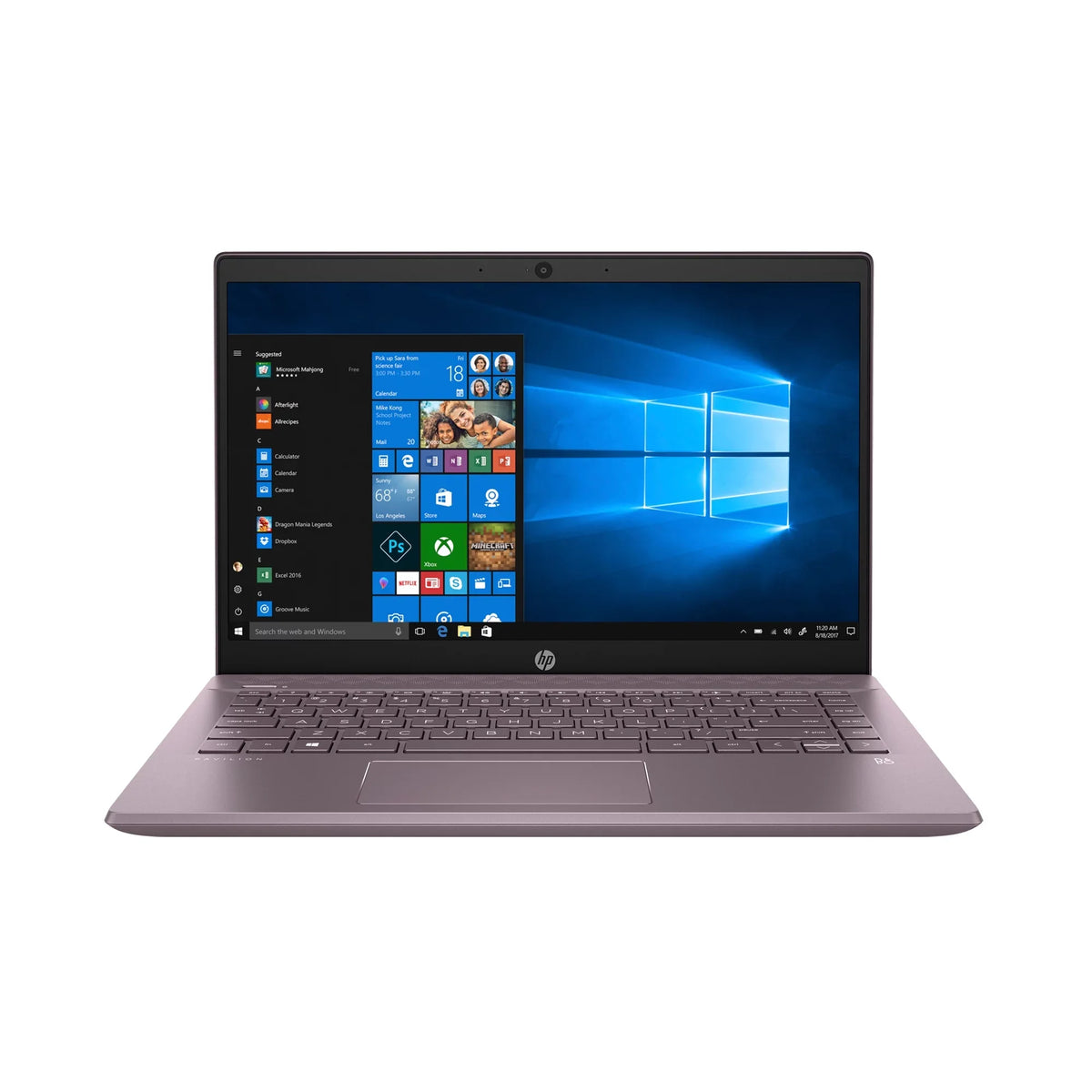 HP 14-ce1056wm 14" FHD i5-8265U 1.6GHz Intel UHD Graphics 620 8GB RAM 256GB SizeSizeD Win 10 Home Misty Mauve
